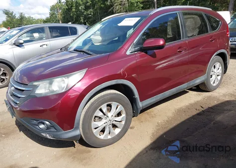 2014 Honda Cr-V Ex-L из США, поврежденный, VIN 5J6RM4H74EL085252